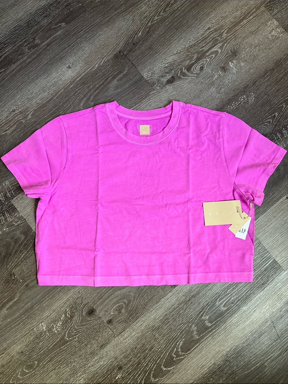 Gap × BÉIS Organic Cotton VintageSoft Crop Graphic T-Shirt